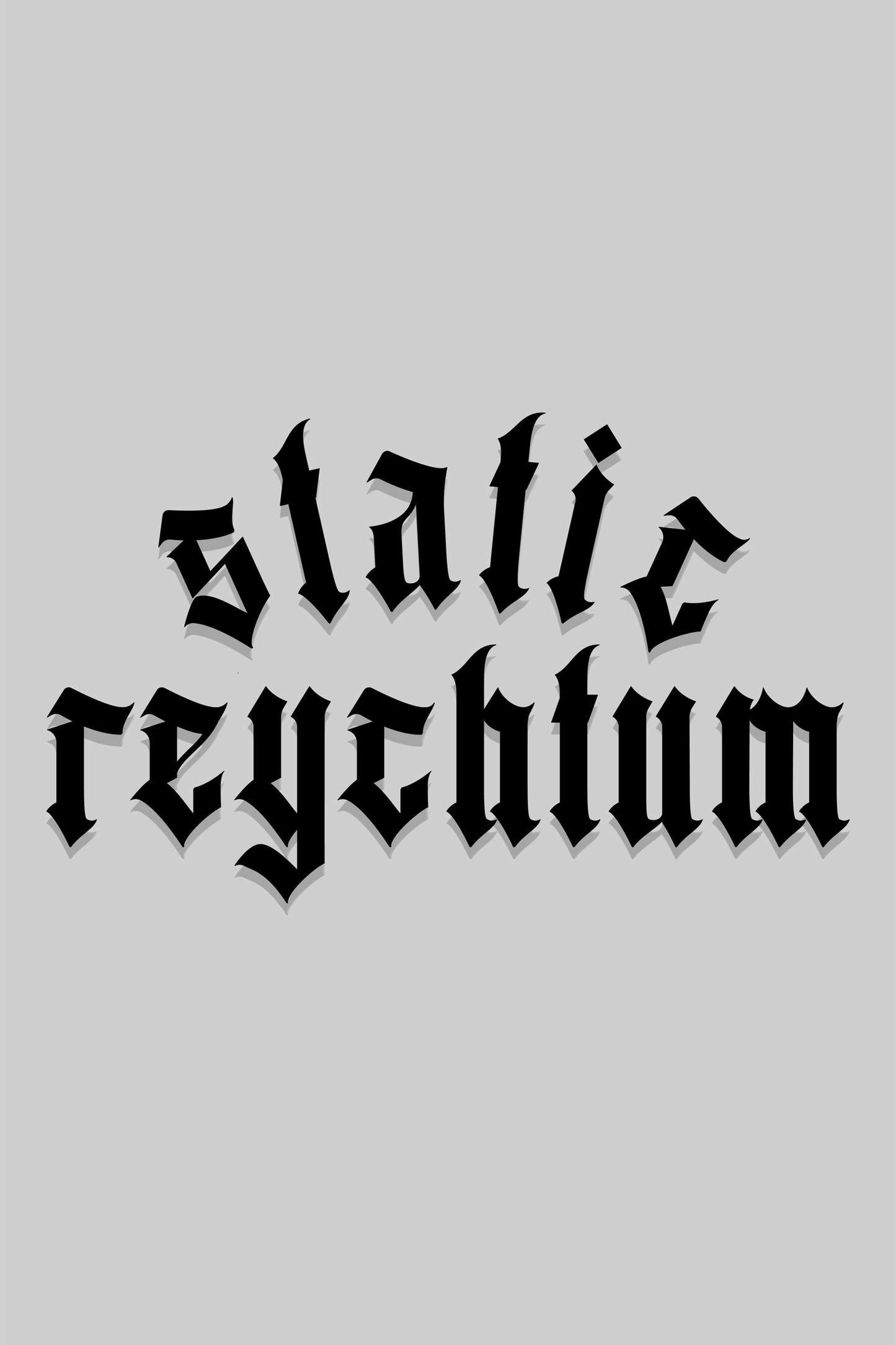 reychtum Sticker "STATIC x REYCHTUM"