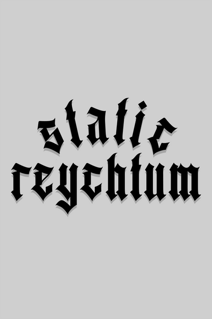 reychtum Sticker "STATIC x REYCHTUM"