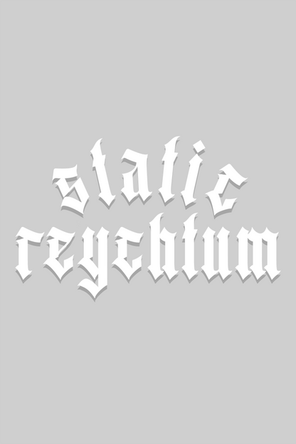 reychtum Sticker "STATIC x REYCHTUM"